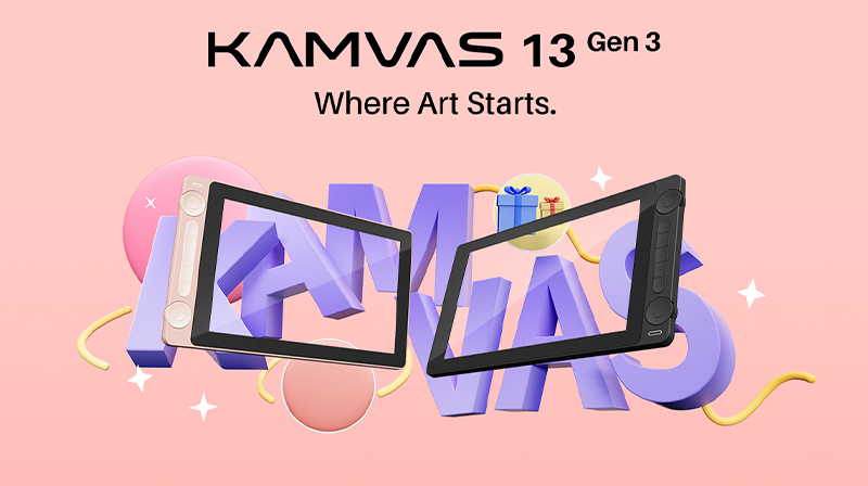 Introducing Huion Kamvas 13 (Gen 3): It is Where Art Starts